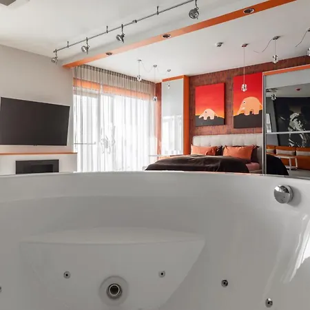 公寓 Sky Orange Jacuzzi Sauna 28 Floor