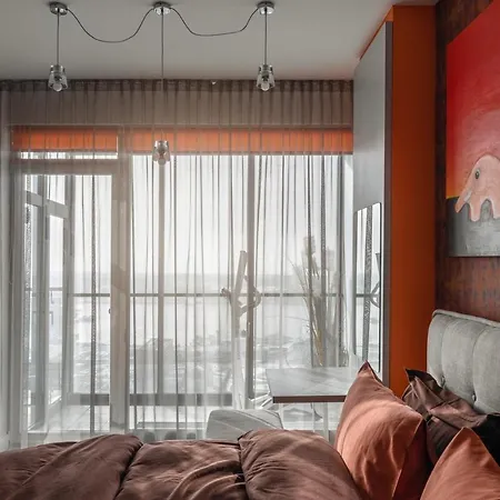 Sky Orange Jacuzzi Sauna 28 Floor Apartment *