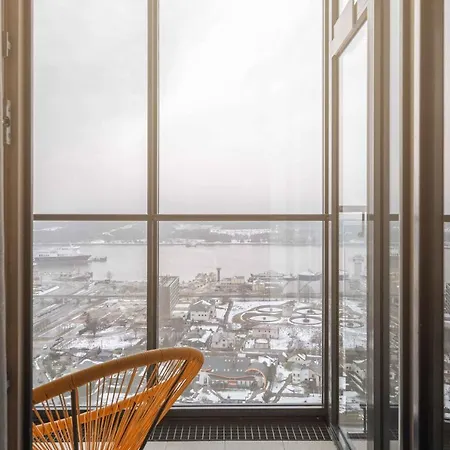 Sky Orange Jacuzzi Sauna 28 Floor Apartment *