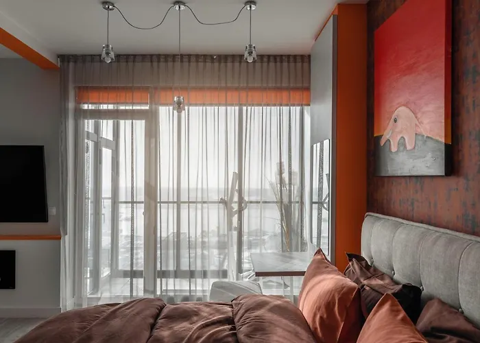 Sky Orange Jacuzzi Sauna 28 Floor Apartment *