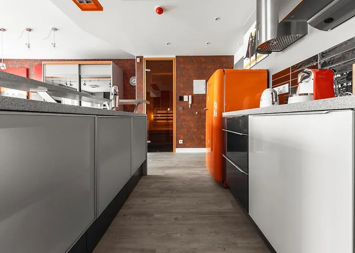 Sky Orange Jacuzzi Sauna 28 Floor * Klaipėda