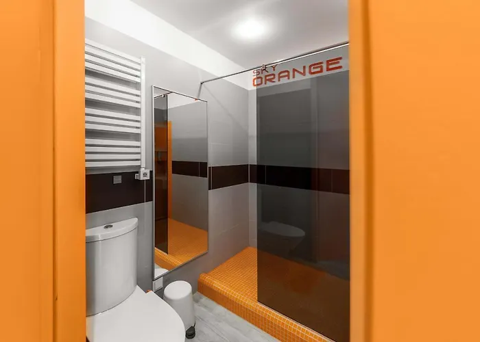Sky Orange Jacuzzi Sauna 28 Floor Apartment *