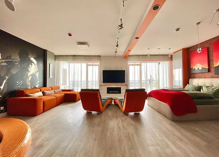 Sky Orange Jacuzzi Sauna 28 Floor *